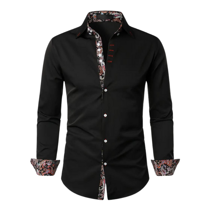 Raphaël | Chemise homme à motif Paisley | Coupe ajustée | Tissu premium