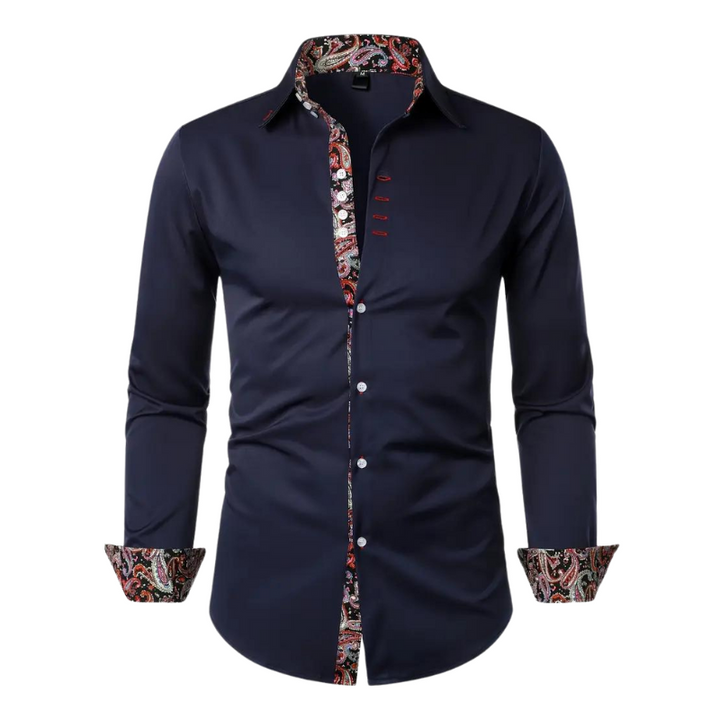 Raphaël | Chemise homme à motif Paisley | Coupe ajustée | Tissu premium