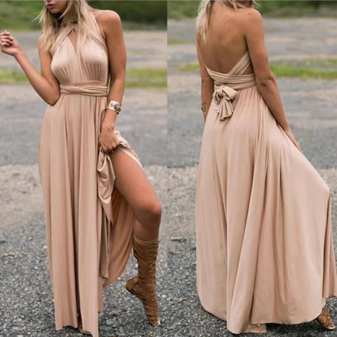 Eléa | Robe longue dos nu pour femme