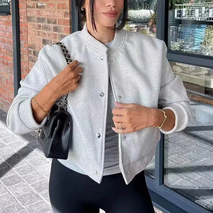 Rosalyn | Blouson bomber court pour femme