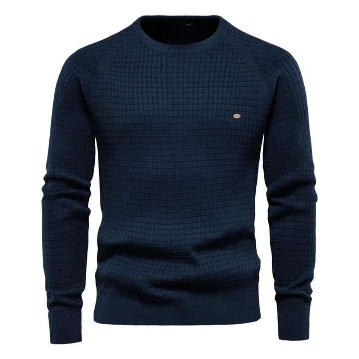 Nick | Pull à col rond avec coupe classique pour hommes