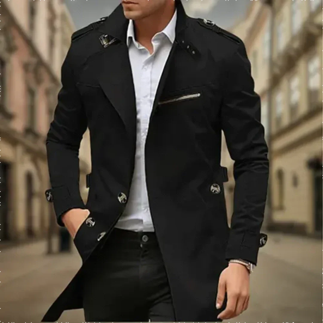 Nikko | Imperméable Trench Coat Croisé pour Homme