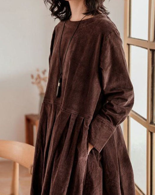 Zoe | Robe en velours français