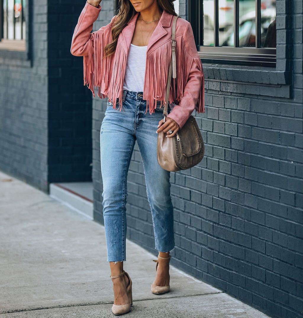Nikki | Veste à franges au style western pour femme