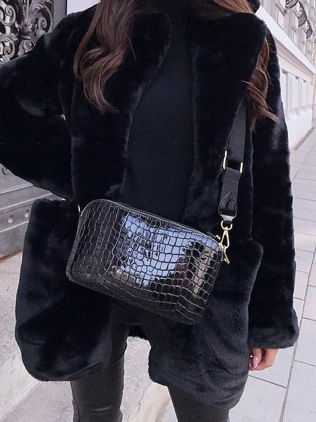 Thea | Manteau en peluche à chaleur douillette pour femme
