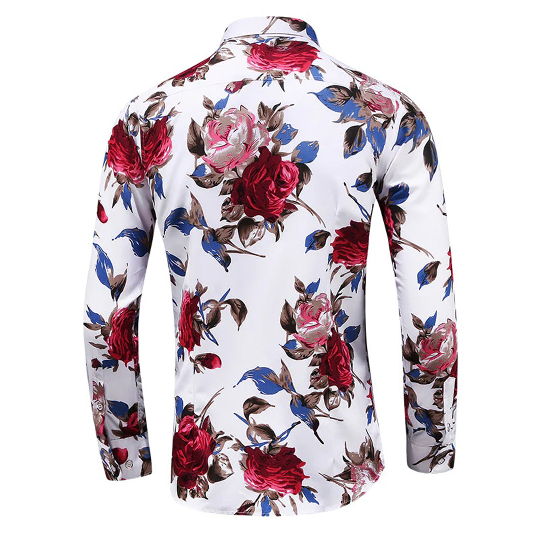 Enrique | Chemise Florale de Luxe pour Hommes au Design Romantique