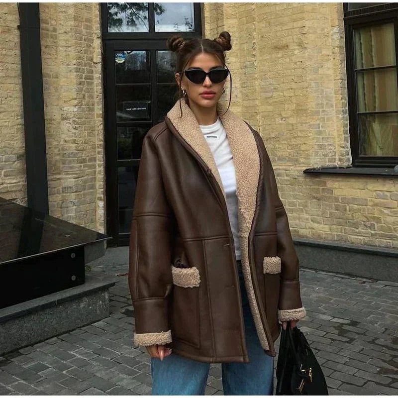 Isabeau | Veste tendance avec ceinture pour femme