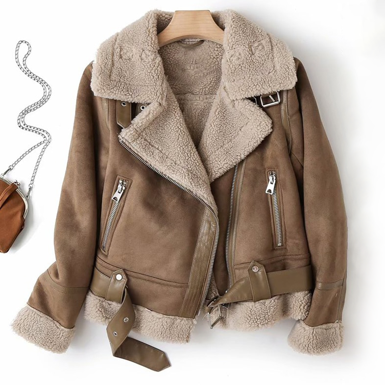 Elowen | Veste courte à col et manches longues pour femme