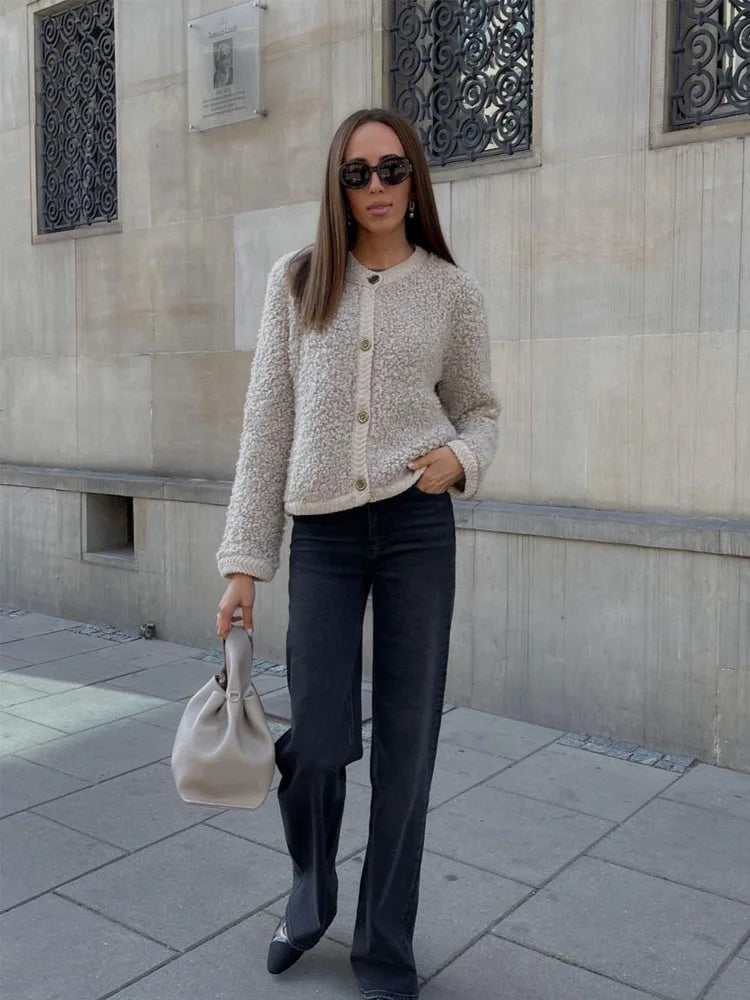 Veda | Manteau en peluche élégant et tendance pour femme