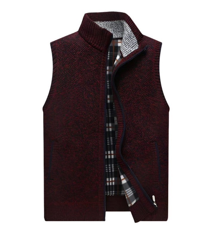 Teodor | Gilet sans manches avec rembourrage chaud pour homme