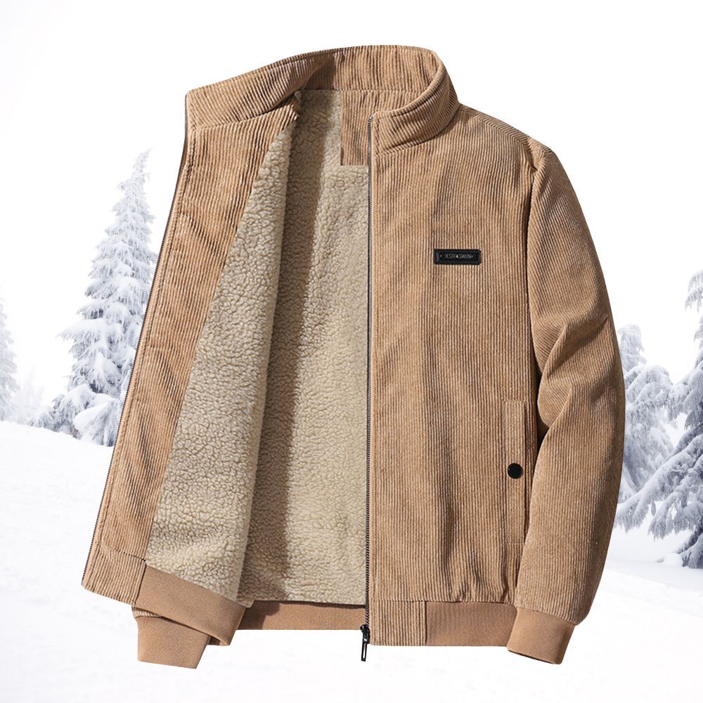Clive | Veste de printemps en velours côtelé chaude et élégante pour homme