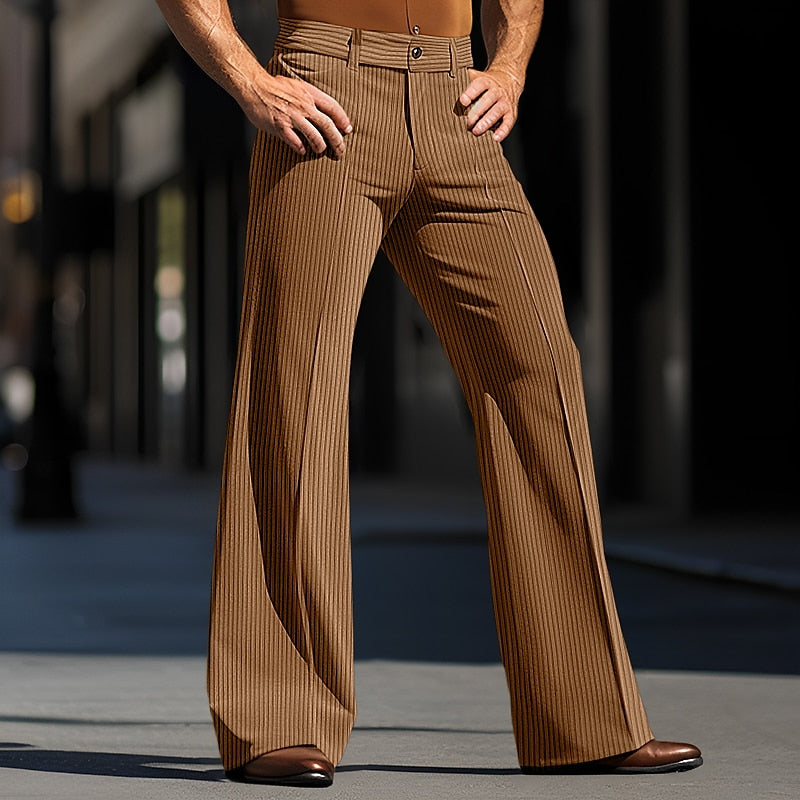 Ramon | Pantalon Évasé en Velours Côtelé Élégant pour Homme