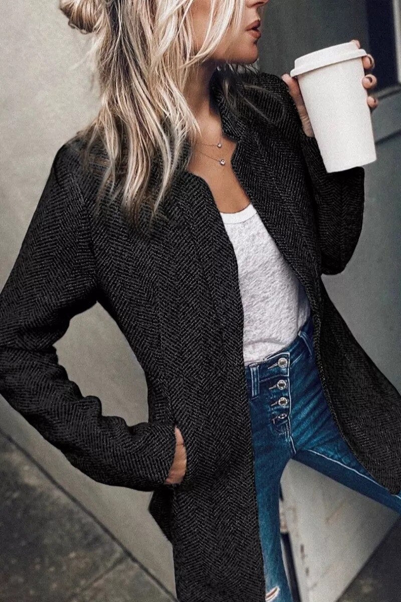 Noa | Veste en tweed à texture raffinée pour femme