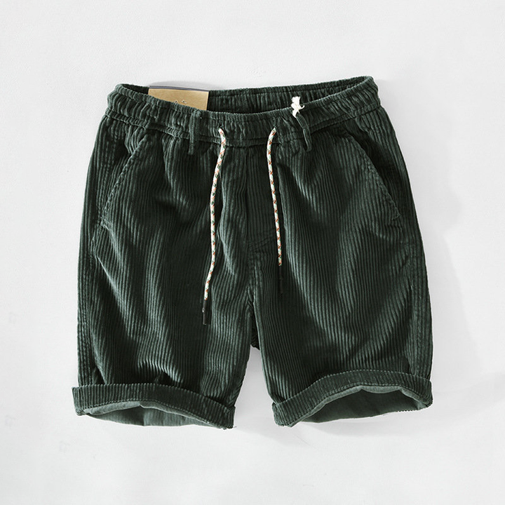 Ricky | Shorts en corduroy à coupe décontractée avec stretch confortable pour hommes
