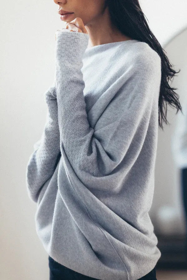 Amaris | Pull oversize à col convertible pour femme