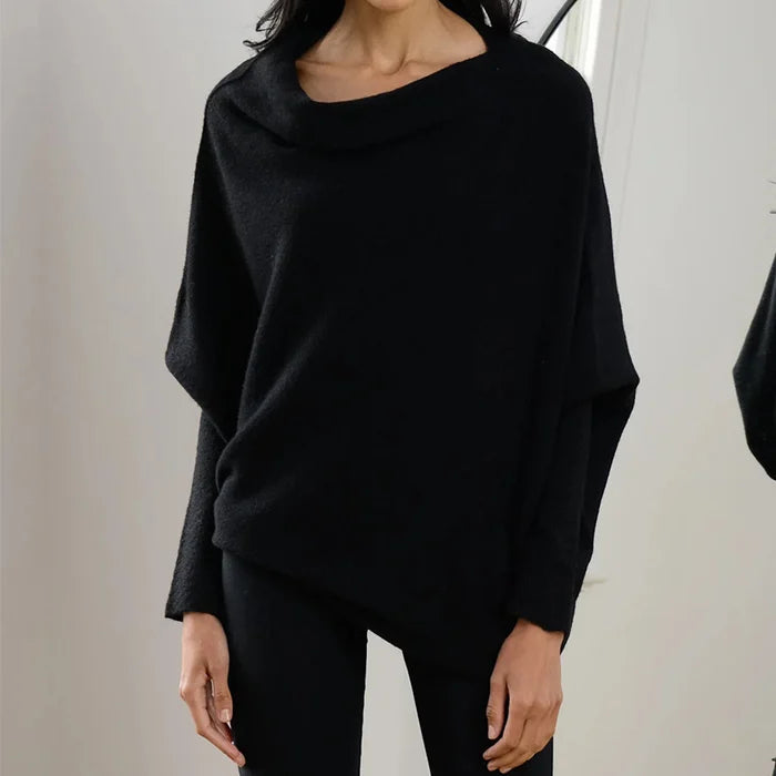 Amaris | Pull oversize à col convertible pour femme