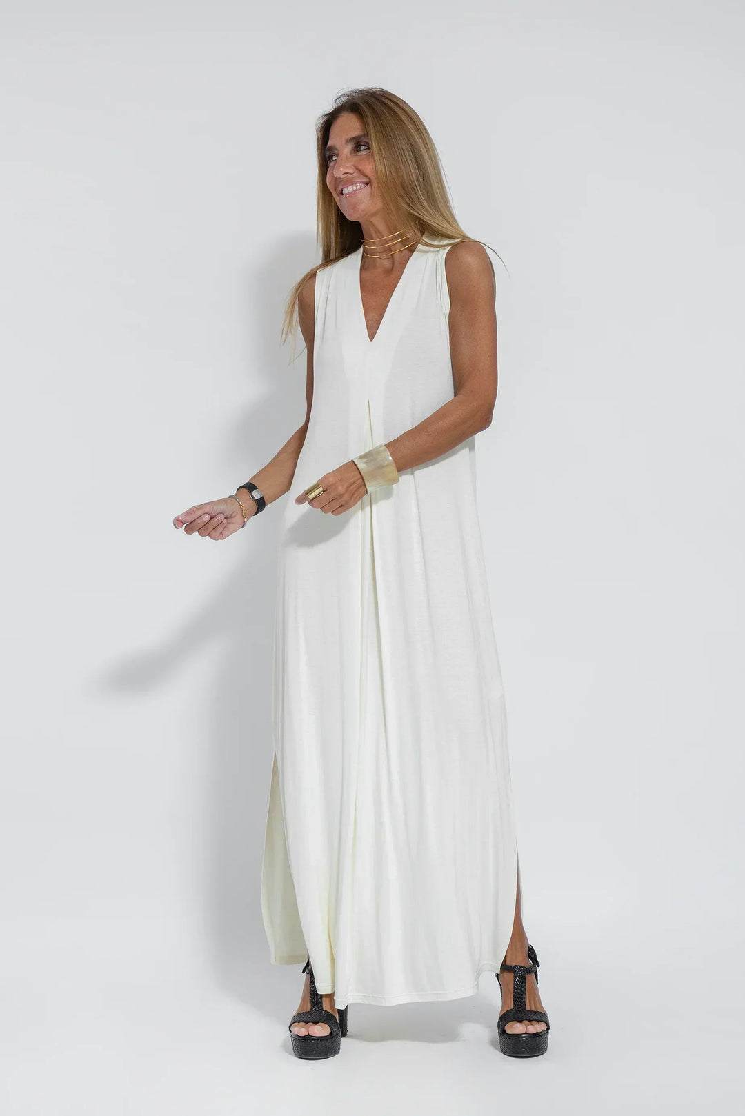 Eleanore | Robe amincissante avec cardigan pour femmes